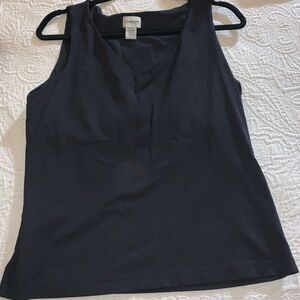 Chico’s Women’s Black Sleeveless Blouse Top. Size 2